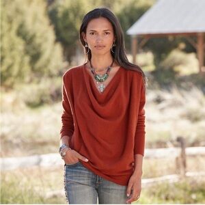 Sundance Simple Truths Cowl Neck Cashmere Sweater